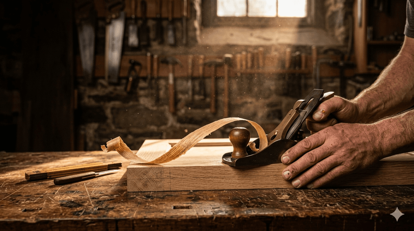 Craftsman in the Vitrin Cabinetry workshop